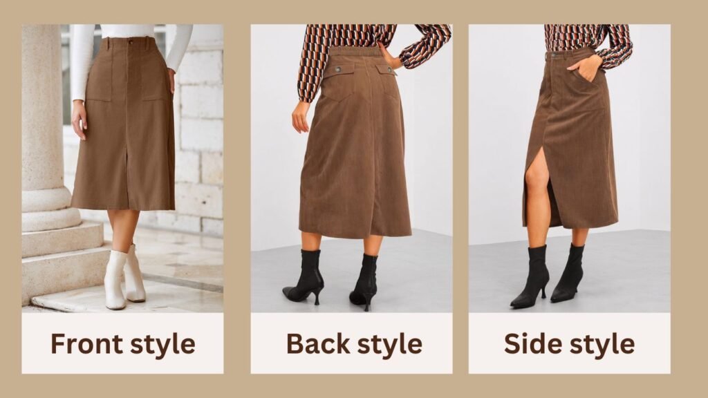 Midi Skirts with Pockets