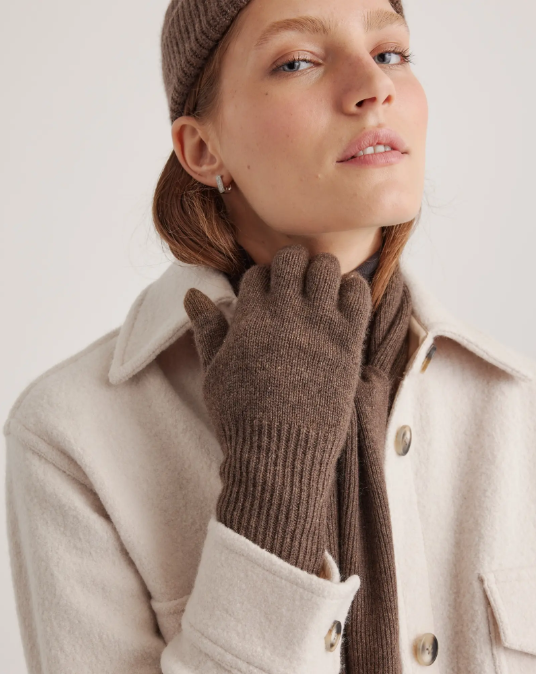Women warm knit gloves Winter essentials that keep you warm